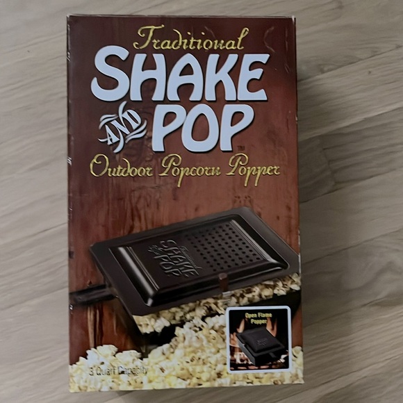 Traditional shake and pop outdoor popcorn popper - Picture 1 of 8